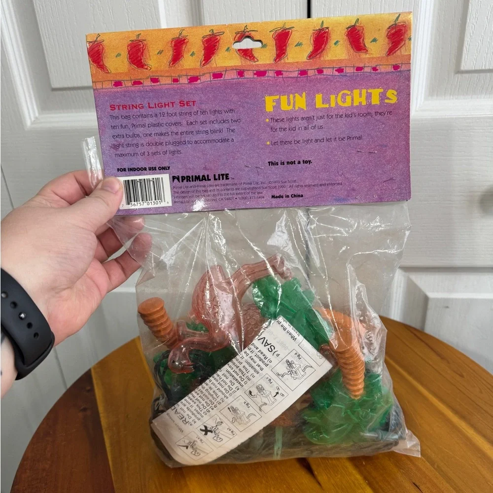 Primal Lite fun lights palm‎ trees flamingo string light set